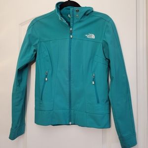 Last Chance! Teal North Face softshell jacket